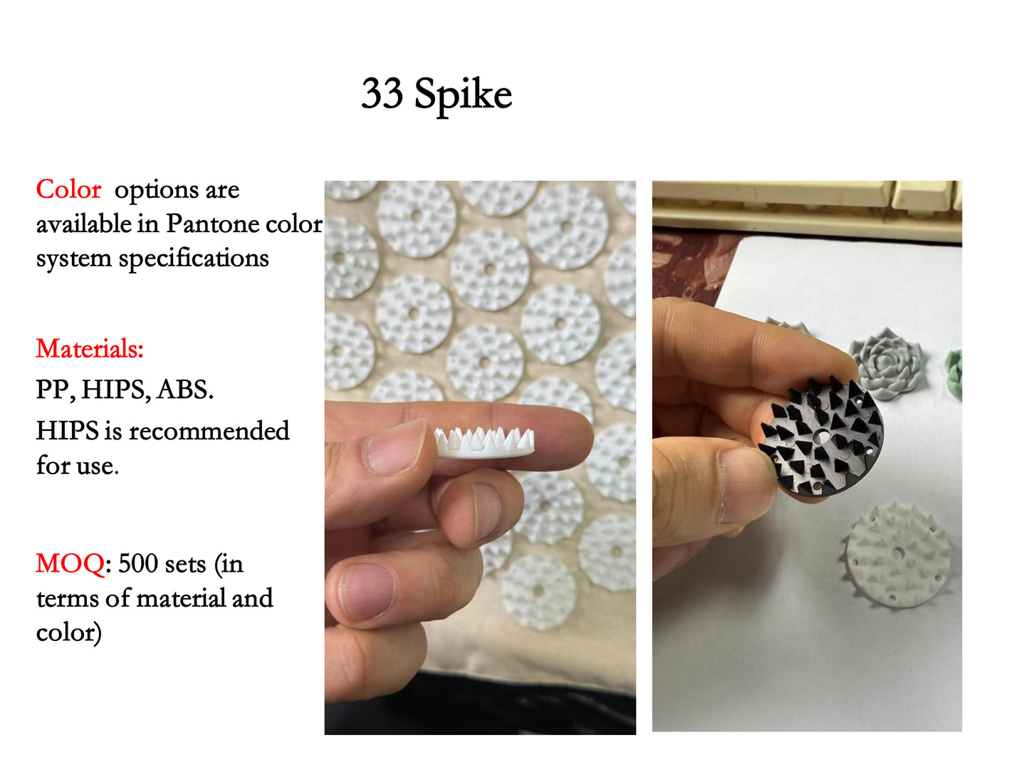Four types of spikes