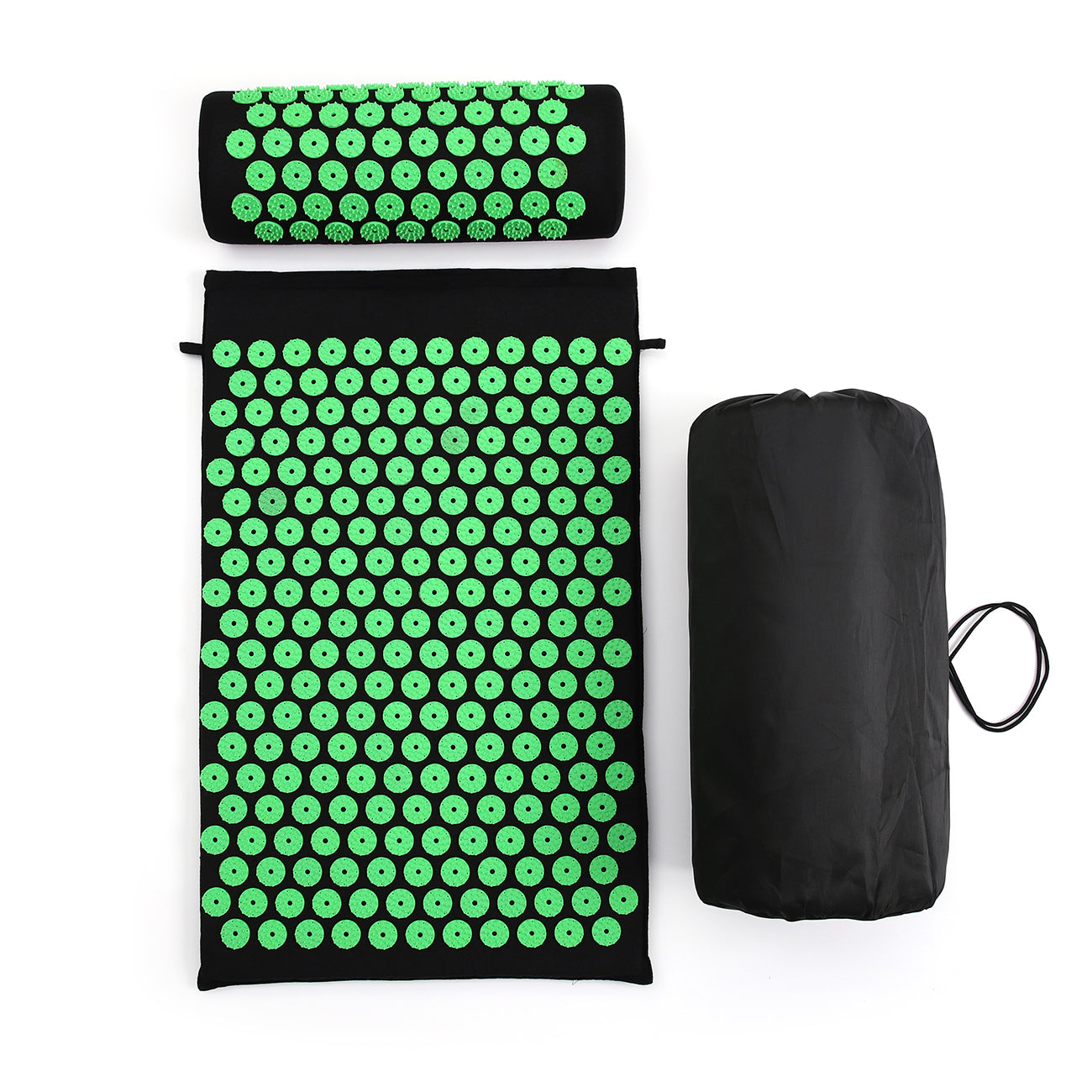 ACUPRESSURE MAT AND PILLOW SET 68*42*2CM FREE STORANGE BAG