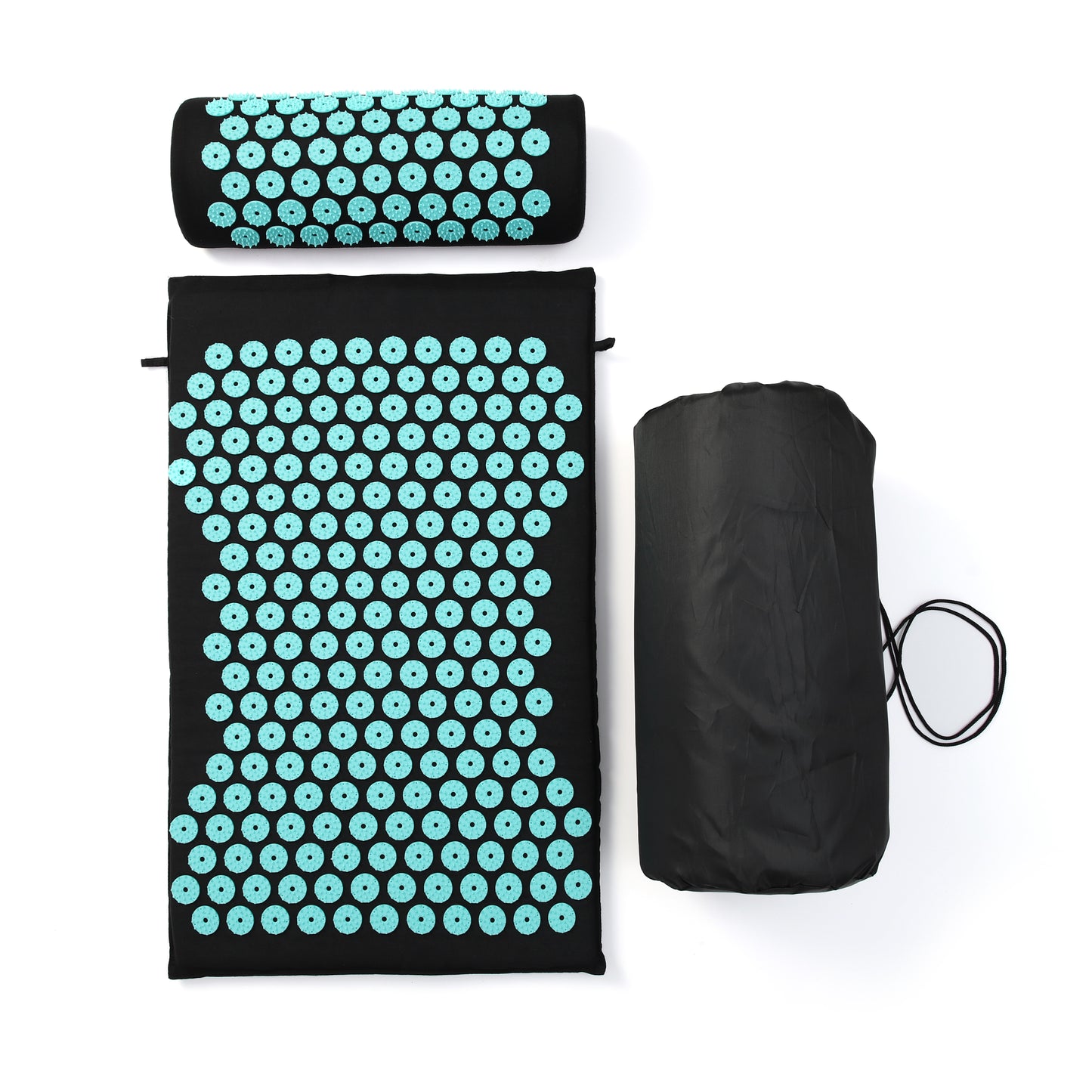 ACUPRESSURE MAT AND PILLOW SET 68*42*2CM FREE STORANGE BAG