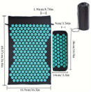 ACUPRESSURE MAT AND PILLOW SET 68*42*2CM  FREE STORANGE BAG