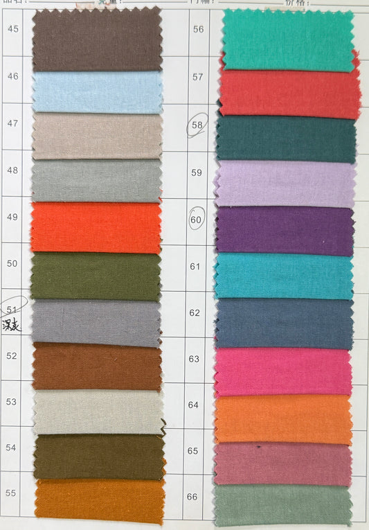 Stock fabric colors are available for selection.