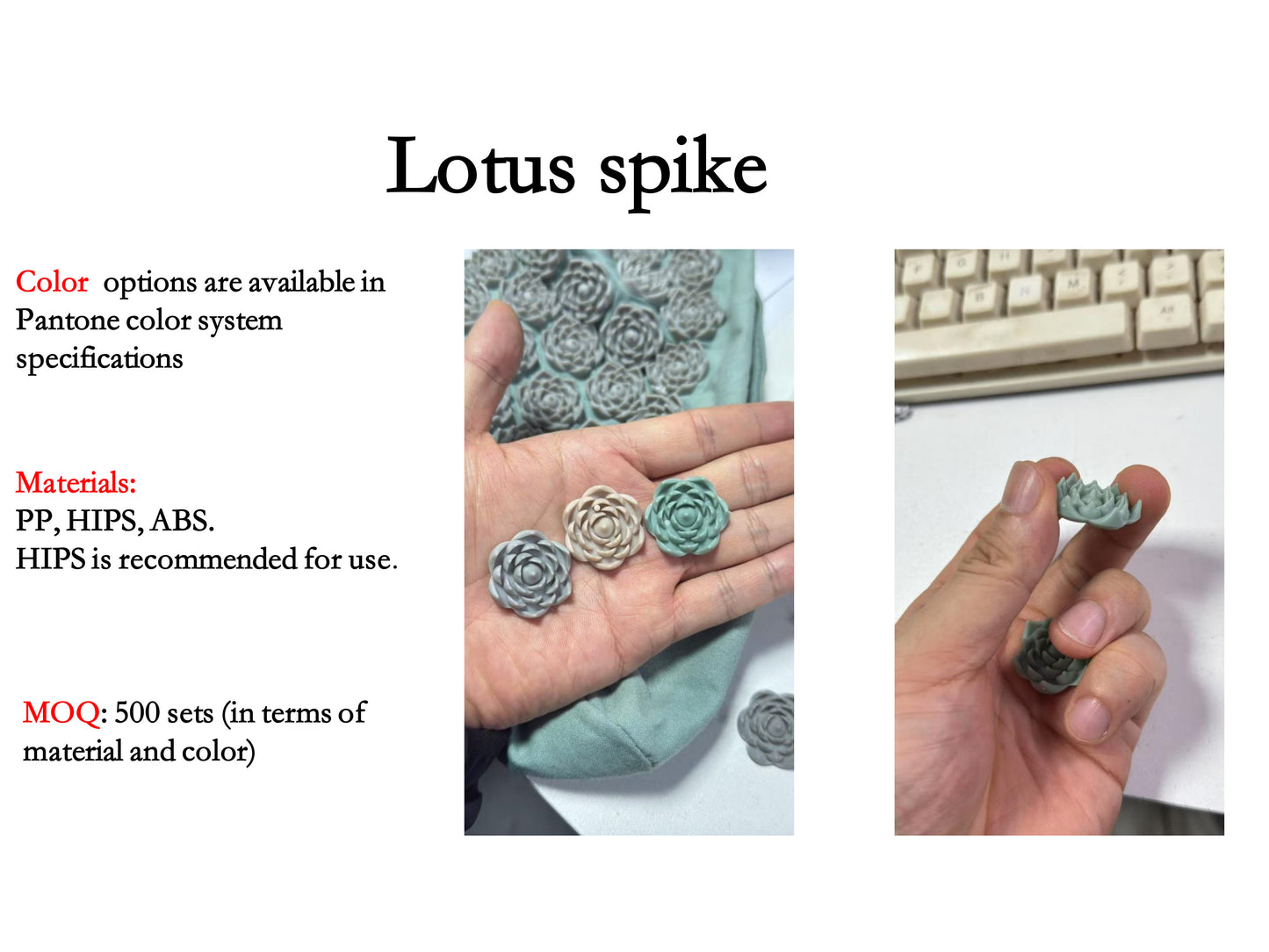 Four types of spikes