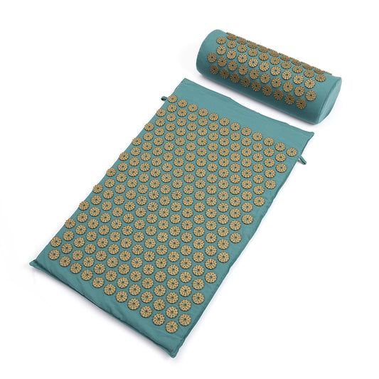 ACUPRESSURE MAT AND PILLOW SET 68*42*2CM  FREE STORANGE BAG