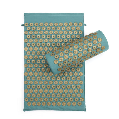 ACUPRESSURE MAT AND PILLOW SET 68*42*2CM  FREE STORANGE BAG