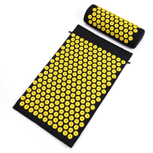 ACUPRESSURE MAT AND PILLOW SET 68*42*2CM  FREE STORANGE BAG